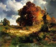 Thomas Moran Autumn oil painting